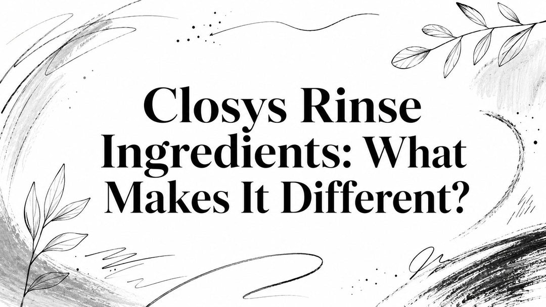 Closys Rinse Ingredients: What Makes It Different?