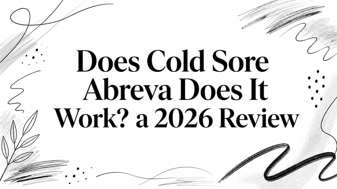 Does Cold Sore Abreva Does It Work? a 2026 Review