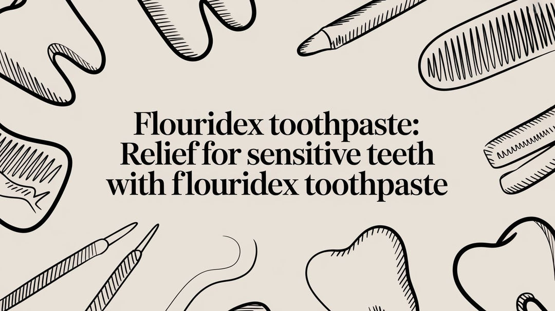 Flouridex toothpaste: Relief for sensitive teeth with flouridex toothpaste