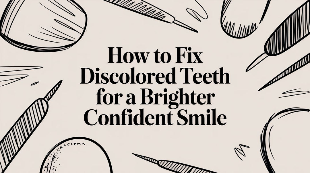 How to Fix Discolored Teeth for a Brighter Confident Smile