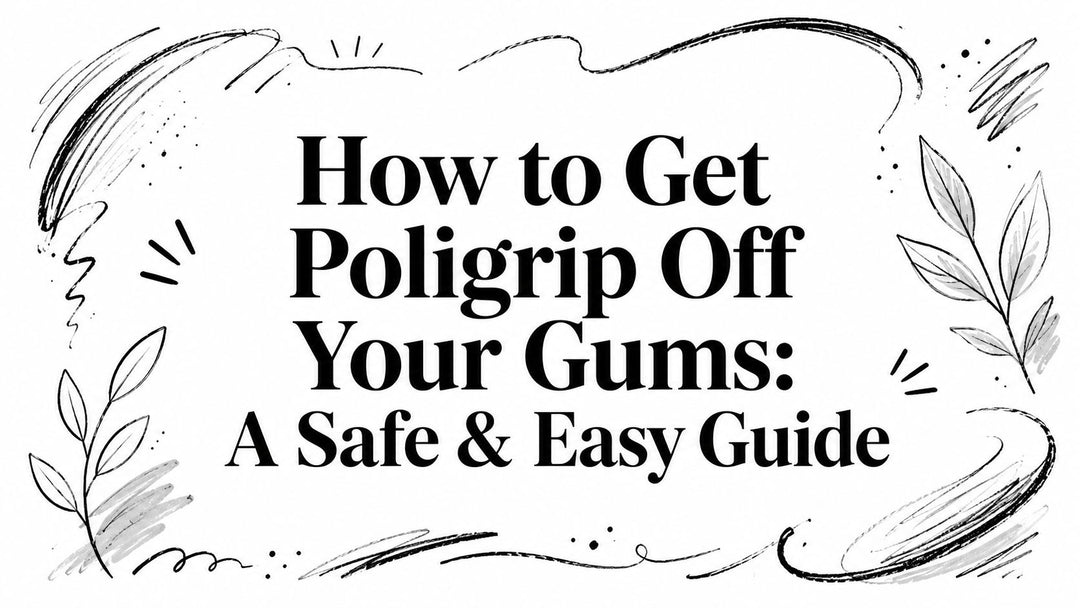 How to Get Poligrip Off Your Gums: A Safe & Easy Guide