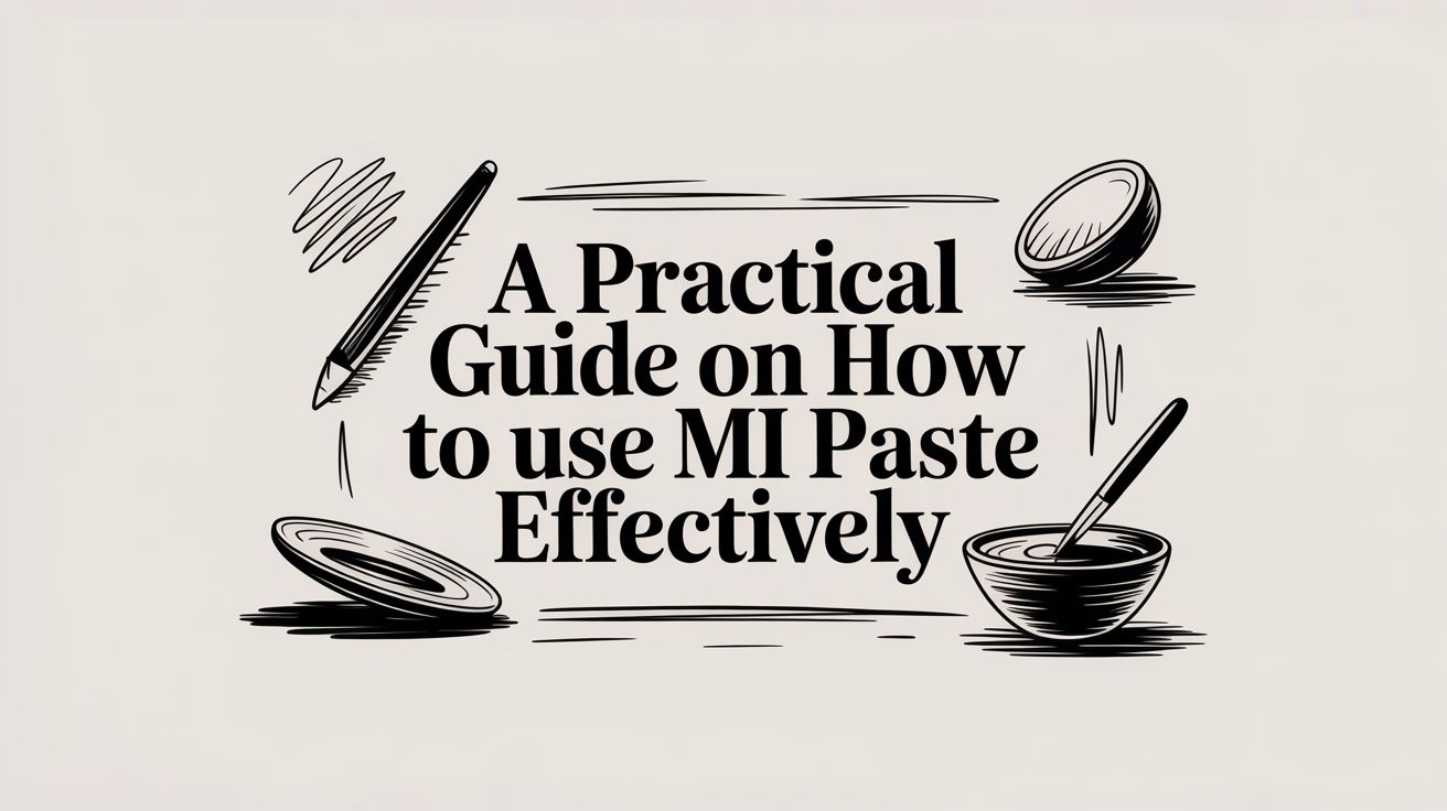 A Practical Guide on How to Use MI Paste Effectively – DentalHealth.com