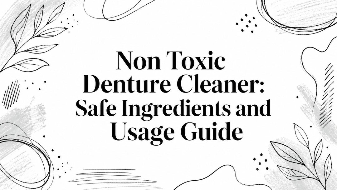 Non Toxic Denture Cleaner: Safe Ingredients and Usage Guide