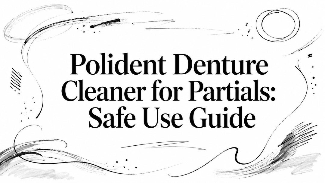 Polident Denture Cleaner for Partials: Safe Use Guide