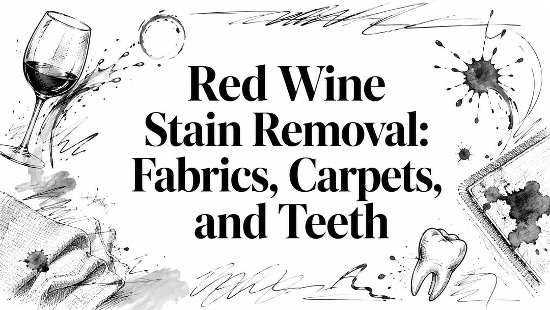 Red Wine Stain Removal: Fabrics, Carpets, and Teeth