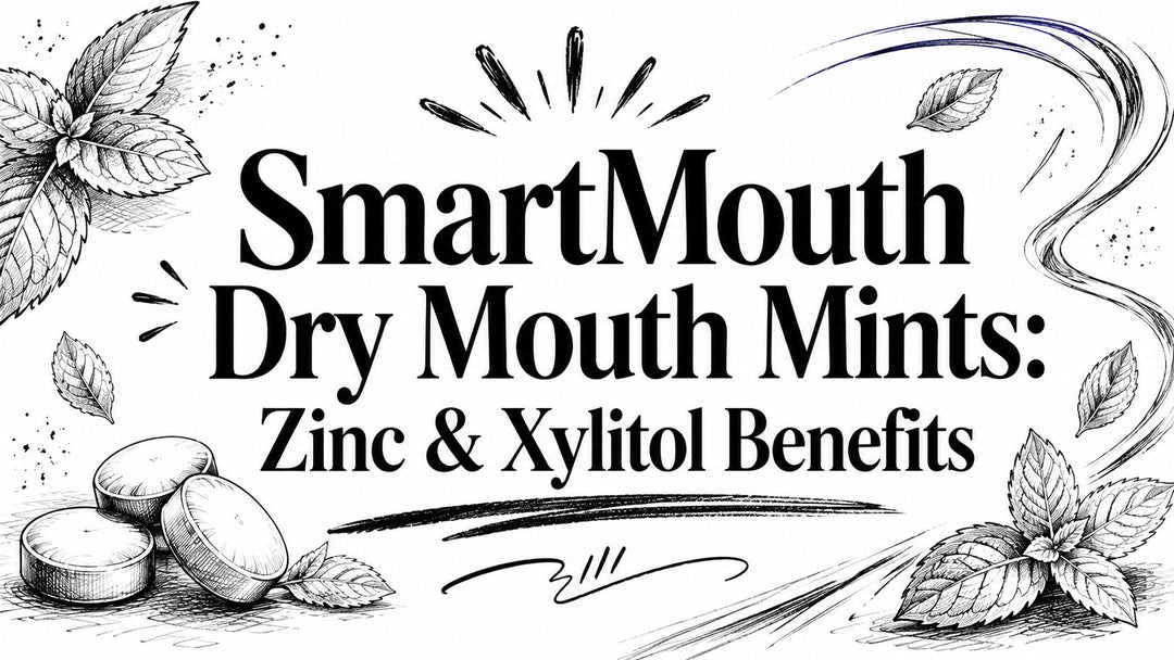 SmartMouth Dry Mouth Mints: Zinc & Xylitol Benefits