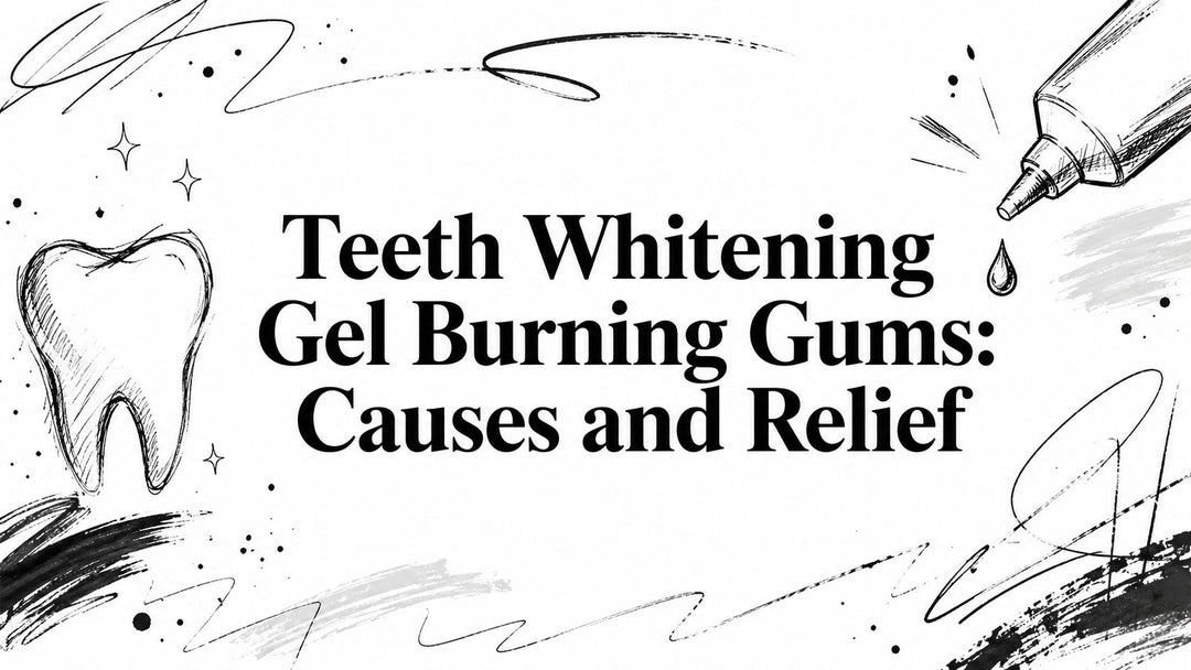 Teeth Whitening Gel Burning Gums: Causes and Relief