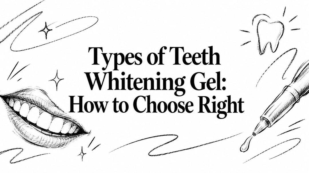 Types of Teeth Whitening Gel: How to Choose Right