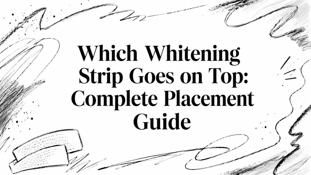 Which Whitening Strip Goes on Top: Complete Placement Guide