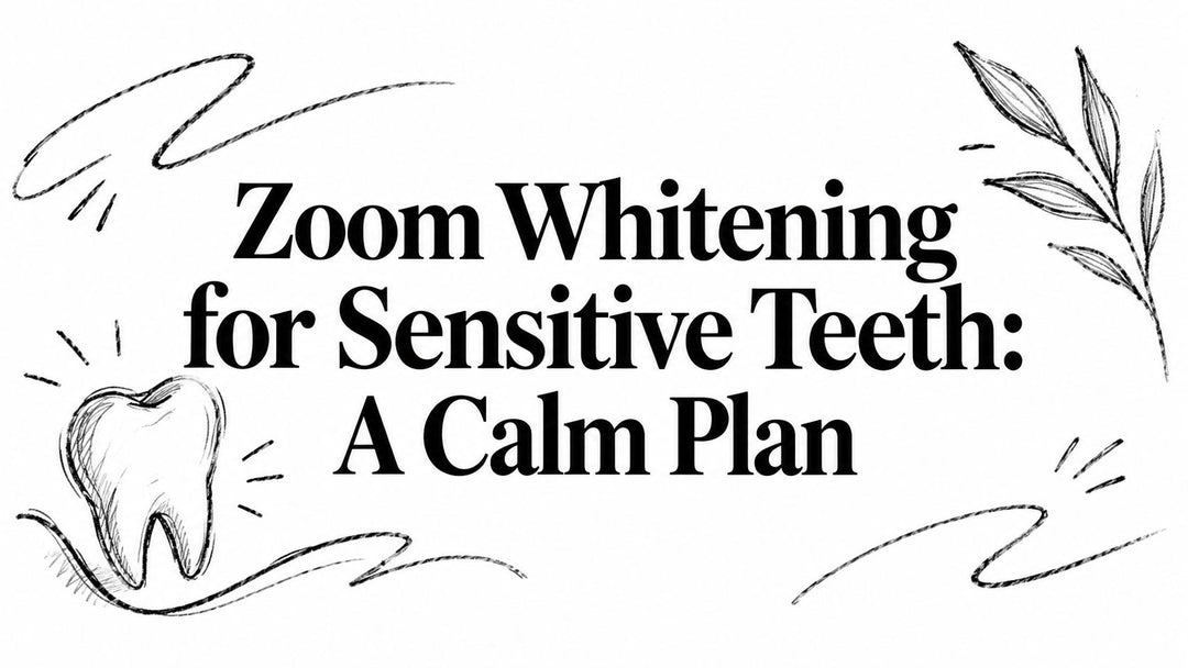 Zoom Whitening for Sensitive Teeth: A Calm Plan