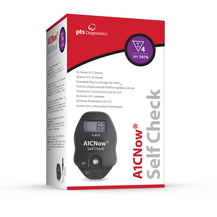 A1CNow Self Check HbA1c Test Kit 4 Tests 3070