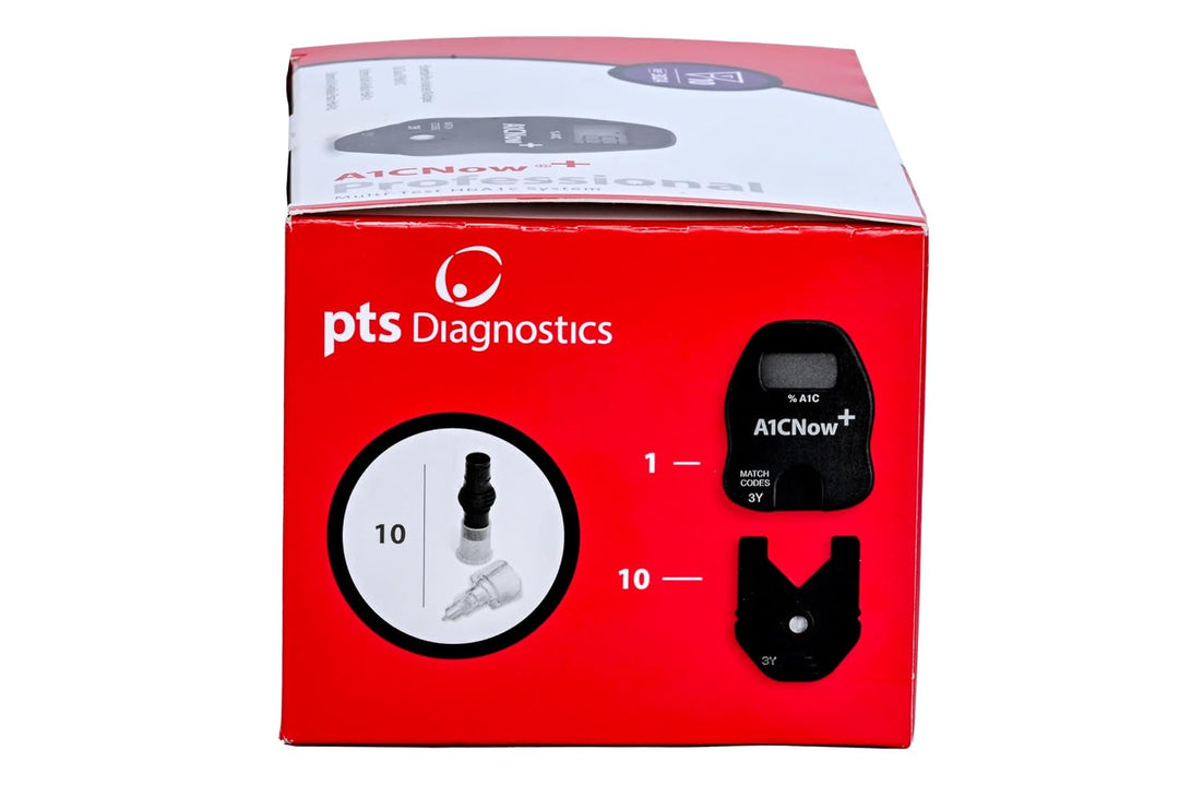 A1CNow Self Check HbA1c Test Kit 10 Tests 3024