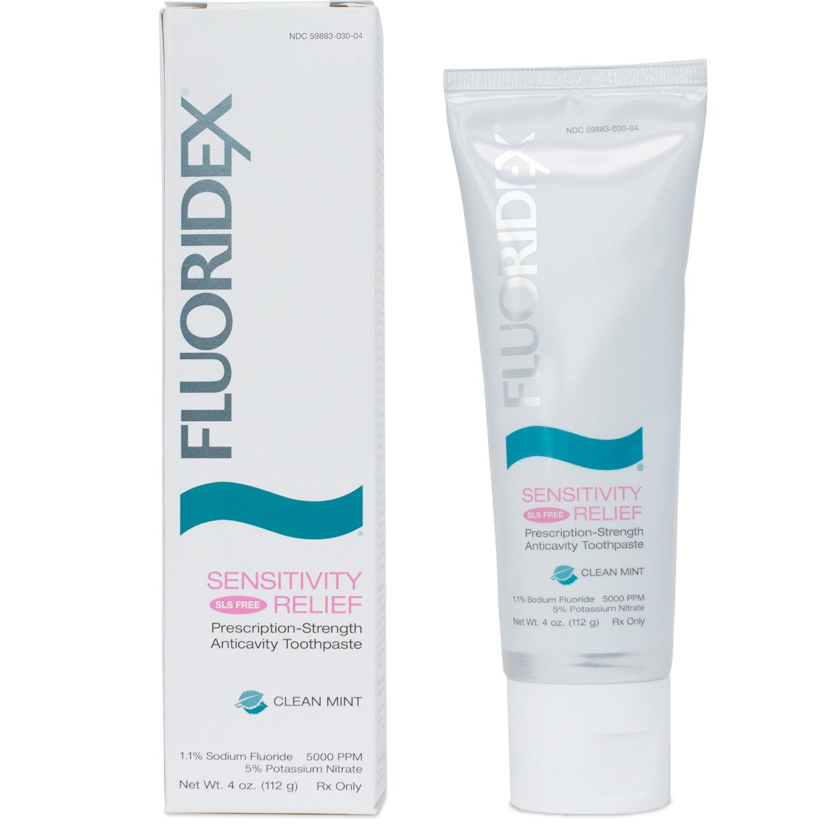 Fluoridex Sensitivity Relief SLS Free Toothpaste 1.1% Sodium Fluoride 5 ...